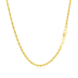 14k Yellow Gold Light Rope Chain (2.00 mm) - Premium Chains - Just $291.99! Shop now at Pulse Designer Fashion