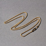 14k Yellow Gold Round Wheat Chain (1.50 mm) - Premium Chains - Just $747.99! Shop now at Pulse Designer Fashion