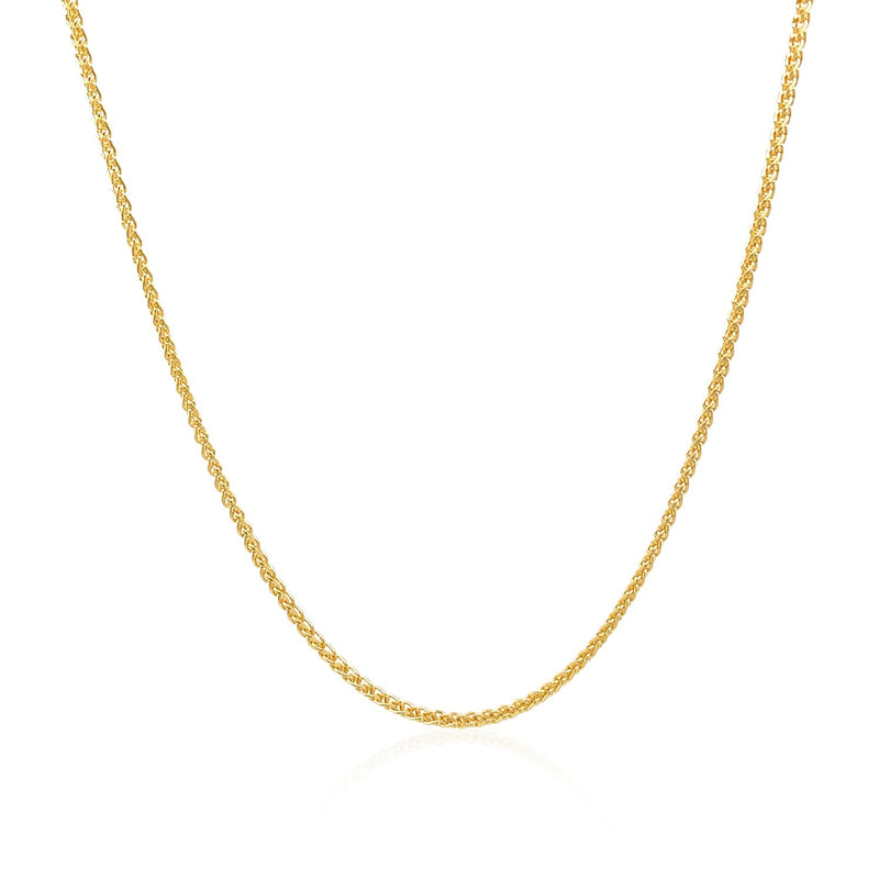 14k Yellow Gold Round Chain (1.20 mm) - Premium Chains - Just $450.99! Shop now at Pulse Designer Fashion