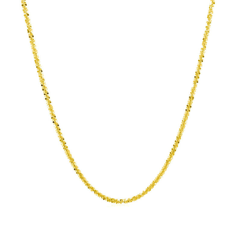 10k Yellow Gold Sparkle Chain 1.50 mm) - Premium Chains - Just $289.99! Shop now at Pulse Designer Fashion