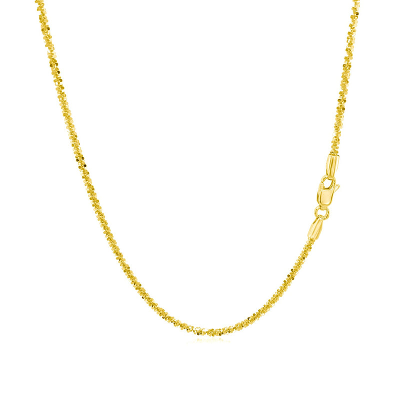 10k Yellow Gold Sparkle Chain 1.50 mm) - Premium Chains - Just $289.99! Shop now at Pulse Designer Fashion