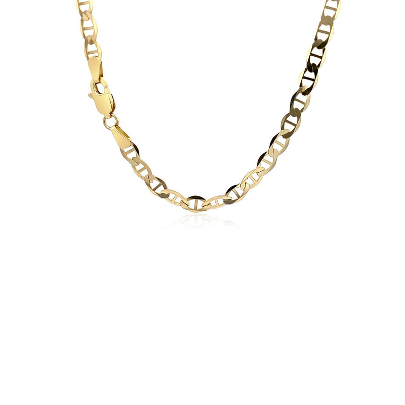 14k Yellow Gold Mariner Link Chain (4.50 mm) - Premium Chains - Just $1108.99! Shop now at Pulse Designer Fashion