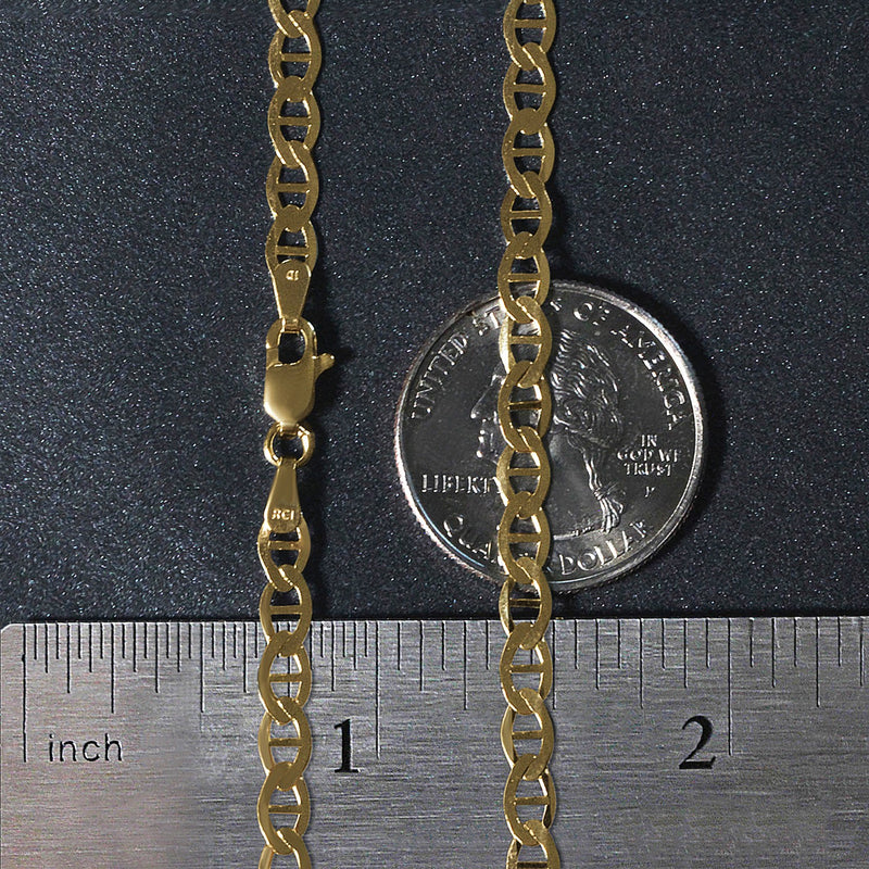 14k Yellow Gold Mariner Link Chain (4.50 mm) - Premium Chains - Just $1108.99! Shop now at Pulse Designer Fashion