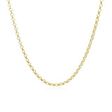 10k Yellow Gold Rolo Chain  (1.90 mm) - Premium Chains - Just $195.99! Shop now at Pulse Designer Fashion