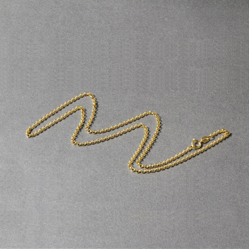 10k Yellow Gold Rolo Chain  (1.90 mm) - Premium Chains - Just $195.99! Shop now at Pulse Designer Fashion