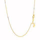 14k Yellow Gold Adjustable Box Chain (0.70 mm) - Premium Chains - Just $374.99! Shop now at Pulse Designer Fashion