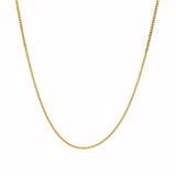 10k Yellow Gold Gourmette Chain 1.0mm (1.00 mm) - Premium Chains - Just $176.99! Shop now at Pulse Designer Fashion