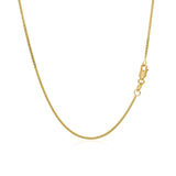 10k Yellow Gold Gourmette Chain 1.0mm (1.00 mm) - Premium Chains - Just $176.99! Shop now at Pulse Designer Fashion