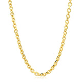 14k Yellow Gold Diamond Cut Cable Link Chain (3.70 mm) - Premium Chains - Just $2689.99! Shop now at Pulse Designer Fashion