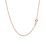 14k Rose Gold Singapore Chain (1.10 mm) - Premium Chains - Just $172.99! Shop now at Pulse Designer Fashion