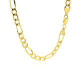 14k Yellow Gold Lite Figaro Chain (5.60 mm) - Premium Chains - Just $1069.99! Shop now at Pulse Designer Fashion