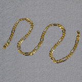 14k Yellow Gold Lite Figaro Chain (5.60 mm) - Premium Chains - Just $1069.99! Shop now at Pulse Designer Fashion