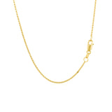 14k Yellow Gold Diamond Cut Rolo Chain (1.10 mm) - Premium Chains - Just $266.99! Shop now at Pulse Designer Fashion