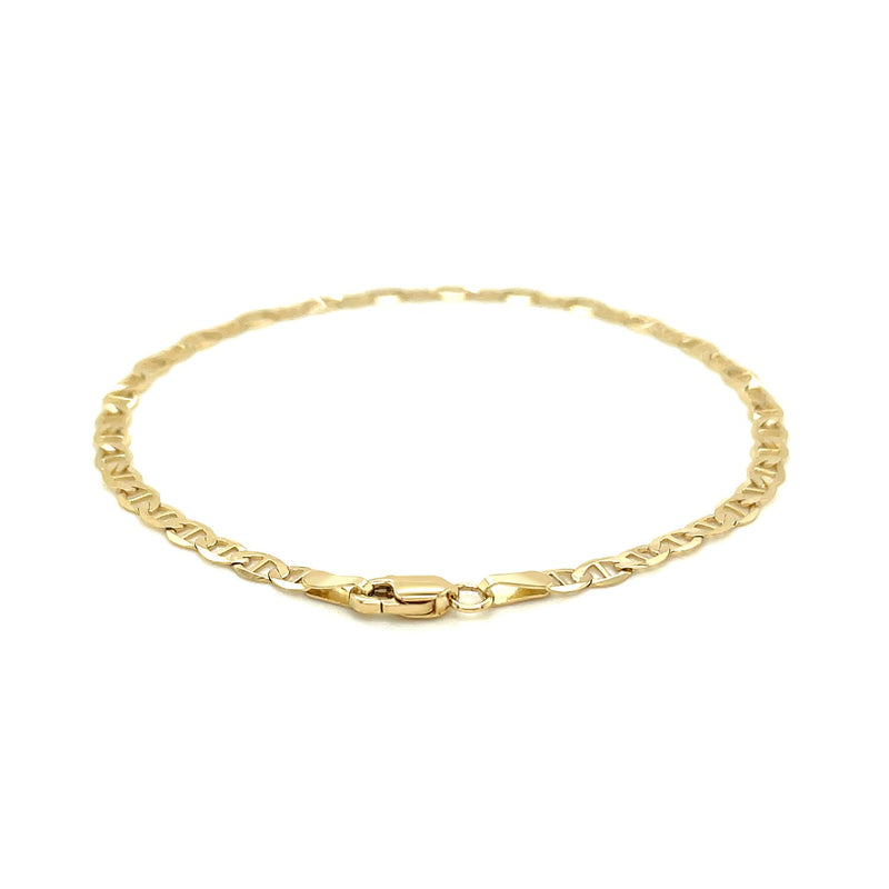 14k Yellow Gold Mariner Link Bracelet (3.20 mm) - Premium Bracelets - Just $302.99! Shop now at Pulse Designer Fashion