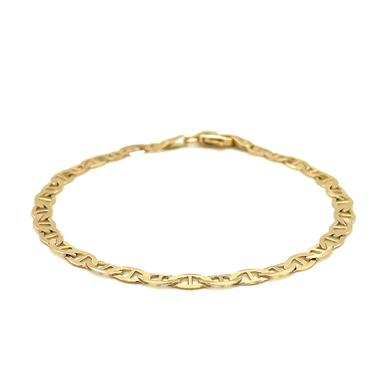 14k Yellow Gold Mariner Link Bracelet (4.50 mm) - Premium Bracelets - Just $437.99! Shop now at Pulse Designer Fashion