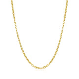 14k Yellow Gold Diamond Cut Cable Link Chain (1.90 mm) - Premium Chains - Just $535.99! Shop now at Pulse Designer Fashion