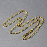 14k Yellow Gold Oval Rolo Chain (3.20 mm) - Premium Chains - Just $594.99! Shop now at Pulse Designer Fashion