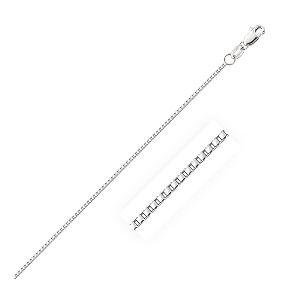 10k White Gold Octagonal Box Chain (1.20 mm) - Premium Chains - Just $456.99! Shop now at Pulse Designer Fashion