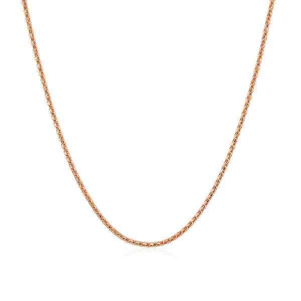 14k Rose Gold Adjustable Popcorn Chain (1.30 mm) - Premium Chains - Just $399.99! Shop now at Pulse Designer Fashion