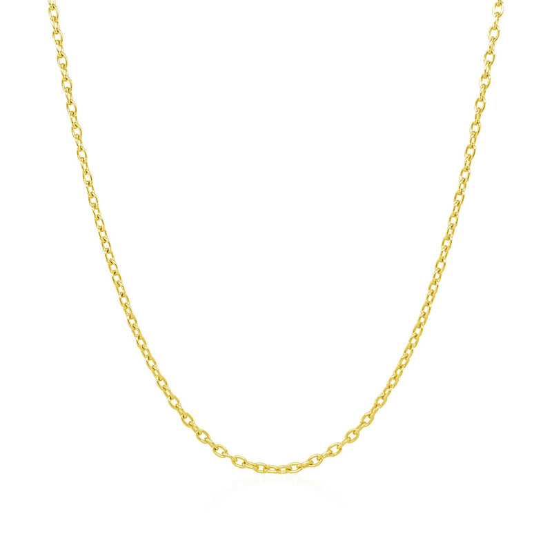 14k Yellow Gold Round Cable Link Chain (1.50 mm) - Premium Chains - Just $373.99! Shop now at Pulse Designer Fashion