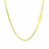 14k Yellow Gold Round Box Chain (1.80 mm) - Premium Chains - Just $556.99! Shop now at Pulse Designer Fashion