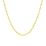 10k Yellow Gold Singapore Chain (1.50 mm) - Premium Chains - Just $171.99! Shop now at Pulse Designer Fashion