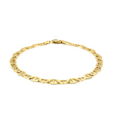 14k Yellow Gold Mariner Link Bracelet (5.10 mm) - Premium Bracelets - Just $709.99! Shop now at Pulse Designer Fashion