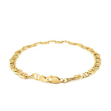 14k Yellow Gold Mariner Link Bracelet (5.10 mm) - Premium Bracelets - Just $709.99! Shop now at Pulse Designer Fashion