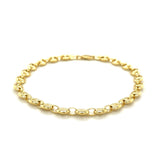 14k Yellow Gold Puffed Mariner Link Bracelet (4.70 mm) - Premium Bracelets - Just $718.99! Shop now at Pulse Designer Fashion