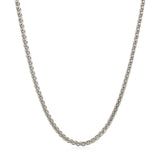 14k White Gold Round Wheat Chain (2.10 mm) - Premium Chains - Just $1064.99! Shop now at Pulse Designer Fashion