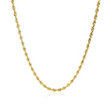 10k Yellow Gold Solid Diamond Cut Rope Chain (2.50 mm) - Premium Chains - Just $637.99! Shop now at Pulse Designer Fashion