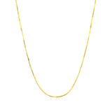 14k Yellow Gold Octagonal Shiny Snake Chain (0.85 mm) - Premium Chains - Just $500.99! Shop now at Pulse Designer Fashion