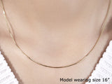 14k Yellow Gold Octagonal Shiny Snake Chain (0.85 mm) - Premium Chains - Just $500.99! Shop now at Pulse Designer Fashion