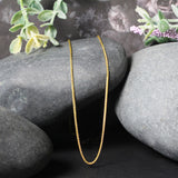 14k Yellow Gold Diamond Cut Round Wheat Chain (1.00 mm) - Premium Chains - Just $312.99! Shop now at Pulse Designer Fashion