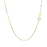 10k Yellow Gold Classic Box Chain (0.60 mm) - Premium Chains - Just $111.99! Shop now at Pulse Designer Fashion