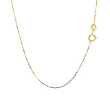 10k Yellow Gold Classic Box Chain (0.45 mm) - Premium Chains - Just $99.99! Shop now at Pulse Designer Fashion