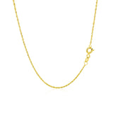 14k Yellow Gold Singapore Chain (1.10 mm) - Premium Chains - Just $76.99! Shop now at Pulse Designer Fashion