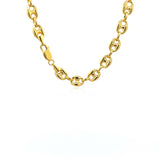 14k Yellow Gold Puffed Mariner Link Chain (6.80 mm) - Premium Chains - Just $2274.99! Shop now at Pulse Designer Fashion