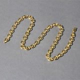 14k Yellow Gold Puffed Mariner Link Chain (6.80 mm) - Premium Chains - Just $2274.99! Shop now at Pulse Designer Fashion