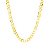 10k Yellow Gold Curb Chain (5.70 mm) - Premium Chains - Just $1740.99! Shop now at Pulse Designer Fashion