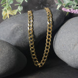 10k Yellow Gold Curb Chain (5.70 mm) - Premium Chains - Just $1740.99! Shop now at Pulse Designer Fashion