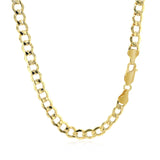 14k Yellow Gold Curb Chain (5.30 mm) - Premium Chains - Just $1246.99! Shop now at Pulse Designer Fashion