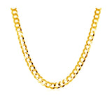 10k Yellow Gold Curb Chain (3.60 mm) - Premium Chains - Just $720.99! Shop now at Pulse Designer Fashion