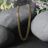 10k Yellow Gold Curb Chain (3.60 mm) - Premium Chains - Just $720.99! Shop now at Pulse Designer Fashion