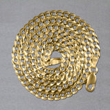 10k Yellow Gold Curb Chain (3.60 mm) - Premium Chains - Just $720.99! Shop now at Pulse Designer Fashion