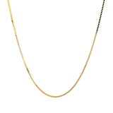 14k Yellow Gold Classic Box Chain (0.75 mm) - Premium Chains - Just $263.99! Shop now at Pulse Designer Fashion