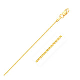 14k Yellow Gold Round Wheat Chain (1.00 mm) - Premium Chains - Just $325.99! Shop now at Pulse Designer Fashion