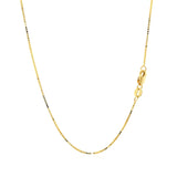 14k Yellow Gold Classic Box Chain (0.68 mm) - Premium Chains - Just $258.99! Shop now at Pulse Designer Fashion