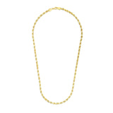 14k Yellow Gold Solid Diamond Cut Rope Chain (3.50 mm) - Premium Chains - Just $2208.99! Shop now at Pulse Designer Fashion