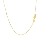 18k Yellow Gold Box Chain 0.6mm (0.60 mm) - Premium Chains - Just $269.99! Shop now at Pulse Designer Fashion